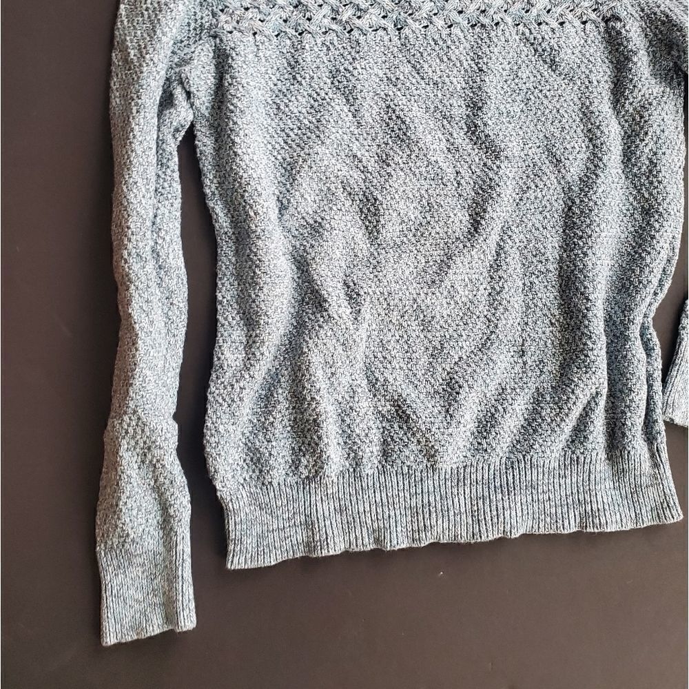 Loft Blue Knit Sweater - Picture 4 of 8